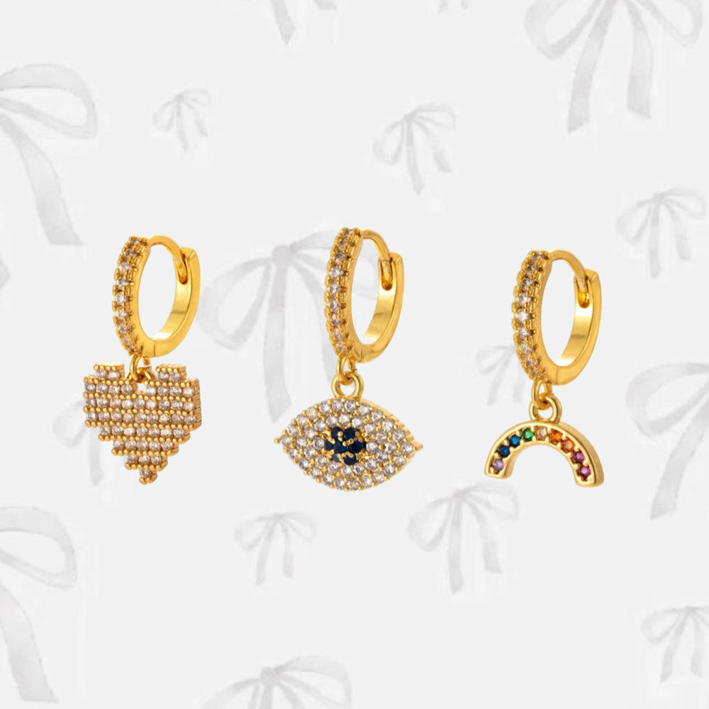 18K Gold Plated Ear Cuff Combo